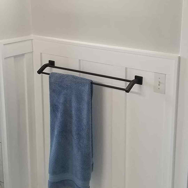 TELOVIN Bath Double Towel Bars Towel Racks For Bathroom,Wall Mount